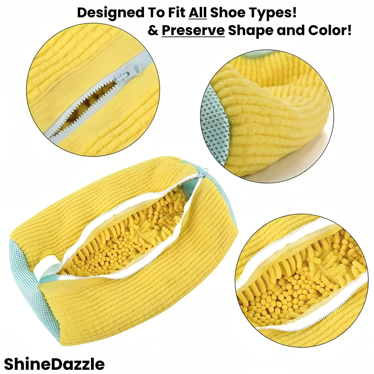 Dazzling Bristle Shoe Bag™